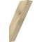 Ekena Millwork 6"W x 18"D x 30"H Traditional Rough Sawn Knee Brace, Douglas Fir BRC06X18X30TRA00RDF - alternate 1